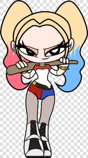 Suicide Squad Mini Harley Qui   Harley Quinn Cartoon Clipart  HD Png Download