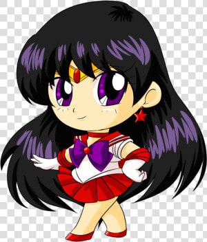 Transparent Mars Clipart   Sailor Moon Chibi Sailor Mars  HD Png Download