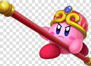 King Kirby Clip Arts   Kirby Star Allies Staff  HD Png Download