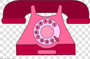 Clipart Telephone Rotary Dial Phone  HD Png Download