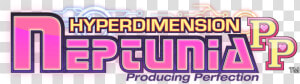 Hyperdimension Neptunia Producing Perfection Logo  HD Png Download