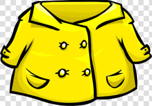 Coat Clipart Yellow Raincoat   Yellow Raincoat Clipart  HD Png Download