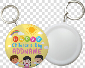 Children S Day Gift Happy Children S Day Three Children   Keychain  HD Png Download