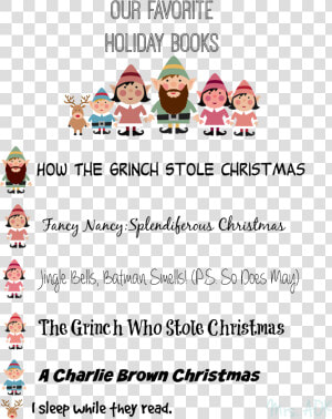 Our Favorite Holiday Books   Cartoon  HD Png Download