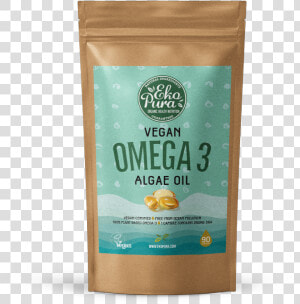 Ekopura Vegan Omega 3 Algae Oil Pack   Coffee Substitute  HD Png Download