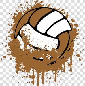 Vector Free Library Mud Free On Dumielauxepices Net   Mud Volleyball Clipart  HD Png Download