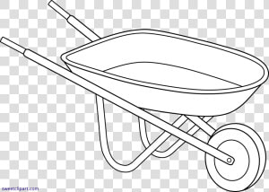 Tool Drawing Wheel Barrow  HD Png Download