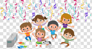 Disco Clipart Childrens Birthday Party   Children Party Clipart  HD Png Download