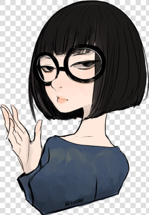 Edna Mode Png  okay Edna  Give Yourself To All The   Edna Mode Fan Art  Transparent Png