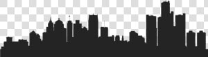 Transparent Philadelphia Skyline Clipart   Transparent Detroit Skyline Silhouette  HD Png Download