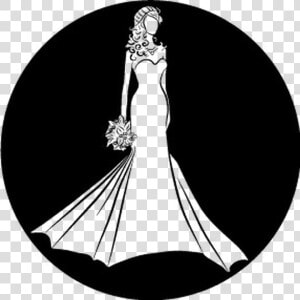 Rosco Bride Silhouette B amp w Glass Gobo   Bride Silhouette  HD Png Download