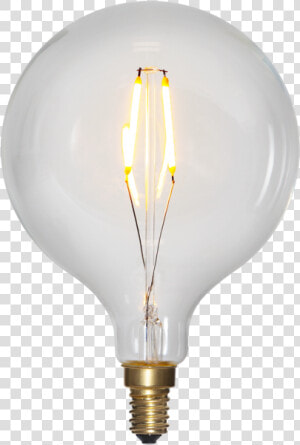 Led lamp E14 G95 Soft Glow   Incandescent Light Bulb  HD Png Download