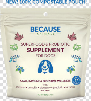 Superfood  amp  Probiotic Supplement For Dogs Data Max  HD Png Download