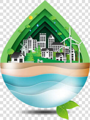 Environmental City Programs   Collage On Water Conservation  HD Png Download