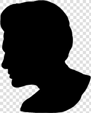 Silhouette Female Clip Art   Silhouette Of A Man Head  HD Png Download