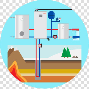 Qodef Image With Icon   Clipart Heat Pump  HD Png Download