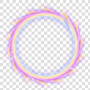  circle  frame  circleframe  glow  lighteffect  ftestickers   Colorful Ring Png  Transparent Png