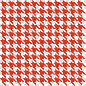 Red Houndstooth Check Vector Data   Red Houndstooth Vector  HD Png Download