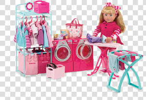 Our Generation Laundry Set   Our Generation Girl Doll Accessories  HD Png Download