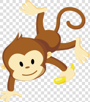 Monkey Clip   Cartoon Monkey Transparent Background  HD Png Download