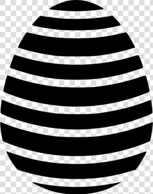 Egg Paschal Decorated Decoration Waves Stripes  HD Png Download