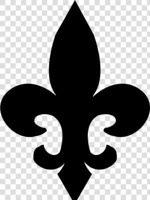 Black Fleur De Lis Vector Clip Art   Fleur De Lis Clipart  HD Png Download