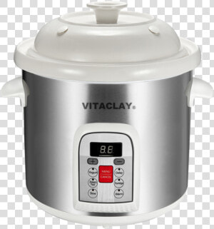 Vitaclay Smart 7 In 1 Crock  amp  Stock Pot   Rice Cooker  HD Png Download