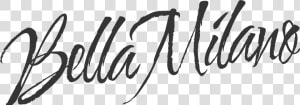 2017 Bella Logo Gray   Bella Milano Logo  HD Png Download