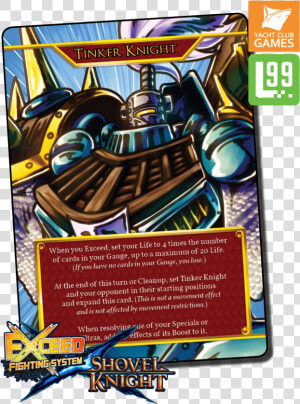 Exceed Card Previews   Exceed Fighting System Shovel Knight  HD Png Download