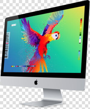 Imac   Sketches   Mac   Mockup Gradient   Sketch App Imac Mockup  HD Png Download