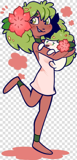 Shaymin Girl   Cartoon  HD Png Download