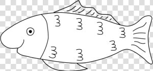 Line Art head angle   April Fools Day Fish  HD Png Download