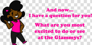 Ask Sam Question For You Glammys   Cartoon  HD Png Download