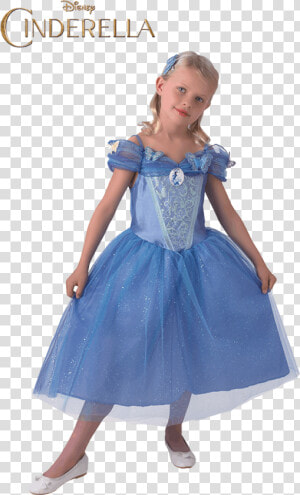 Disfraz Cenicienta Live Action Inf  Talla 8 A 10 Años   Costume Cinderella Disney  HD Png Download