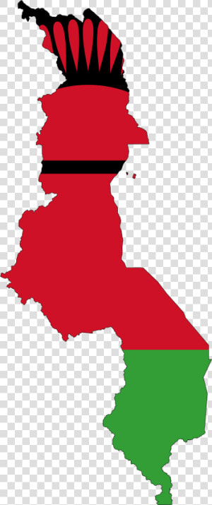 Malawi Flag Map  HD Png Download