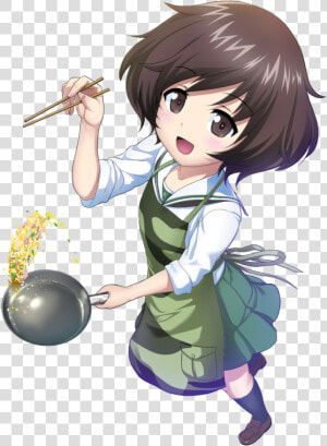 Girls Und Panzer Yukari Akiyama Render  HD Png Download