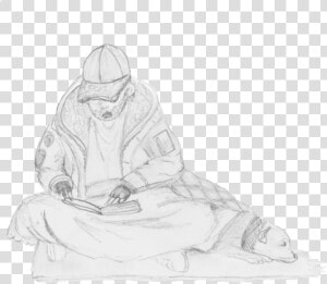 Illustration Of Homelessness In San Francisco 2c By   Sketch  HD Png Download