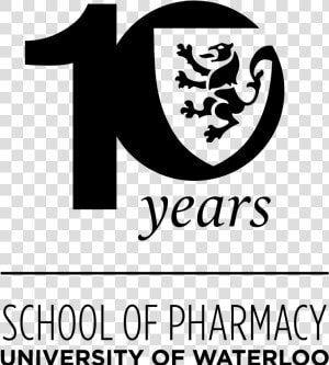 10 Years School Of Pharmacy University Of Waterloo   10th Year Anniversary Of School  HD Png Download