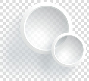  ftestickers  overlay  frame  circles  3deffect  white   Circle  HD Png Download