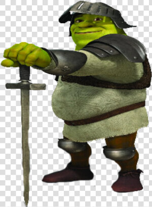 Diamondminerstudios Wikia   Shrek As A Knight  HD Png Download