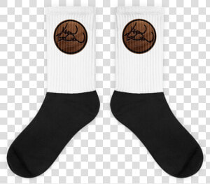 Kev Brown Dark Wood Grain Logo   Circle Finger Socks  HD Png Download