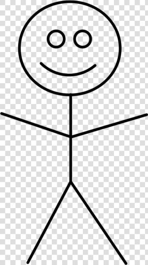 Clipart Of Figure  Stick And Person And   Stick Figure With Body Parts  HD Png Download