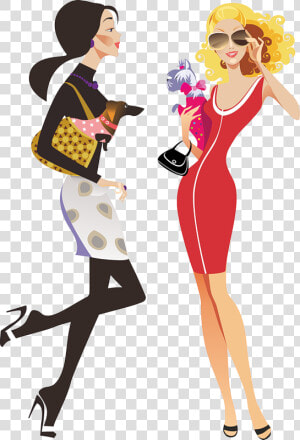   Fashion Girl Vector Png   Women Fashion Vector Free  Transparent Png