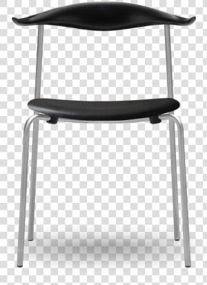 Carl Hansen  amp  Son Ch88p Dining Chair With Chrome Frame   Carl Hansen Chairs Ch88p  HD Png Download