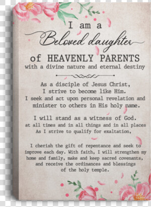 Am A Beloved Daughter Of Heavenly Parents  HD Png Download