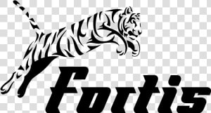 Shreveport Bossier City Apartments   Black And White Jumping Tiger Logo  HD Png Download