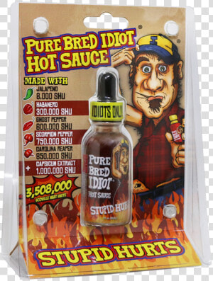 Purebred Idiot Hot Sauce 3 508 000 Shu   Hot Sauce  HD Png Download