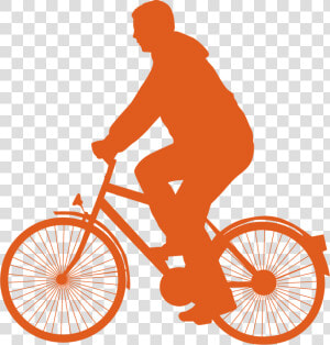 Bike Cyclist Riding  HD Png Download