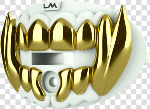 Football Mouth Guard Gold  HD Png Download