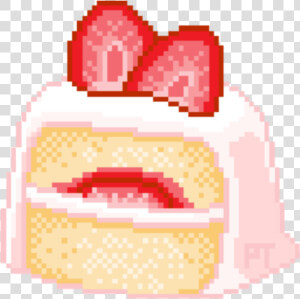  cake  shortcake  strawberryshortcake  strawberrycake   8 Bit Cake Png  Transparent Png